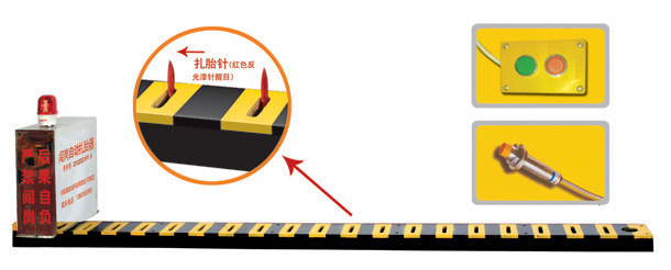 定安V3嵌入式闯岗自动扎胎器/阻车器